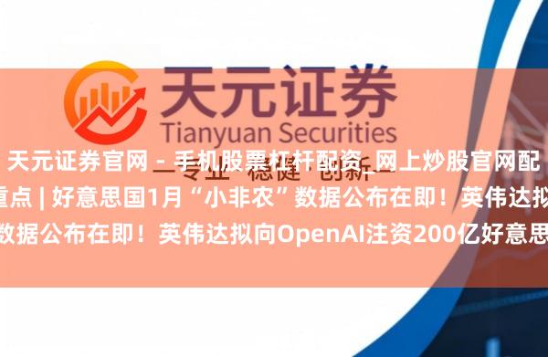 天元证券官网 - 手机股票杠杆配资_网上炒股官网配资杠杆 好意思股盘前重点 | 好意思国1月“小非农”数据公布在即！英伟达拟向OpenAI注资200亿好意思元